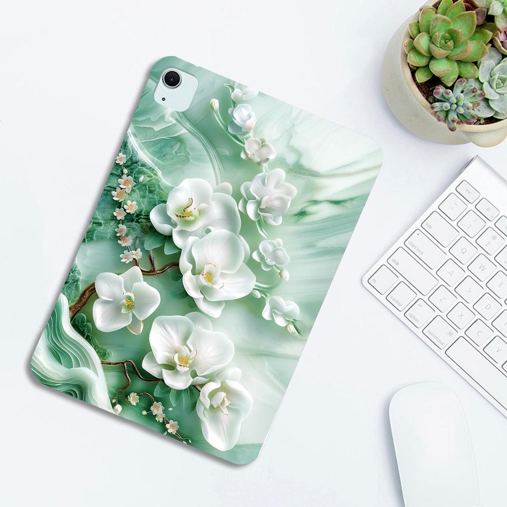 Tablet Case For iPad Air 13 (2025)/(2024)/Pro 12.9 (2022)/(2021)/(2020)/(2018) Pattern Printing Slim Soft TPU Cover