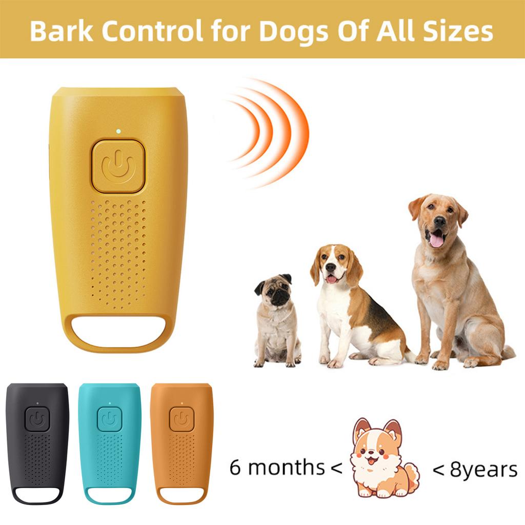 Upgraded Dog Stops Barking &scares Wild Dogs With Strobe Lights + 40kHz Sound (50ft Range).Safe,humane & Portable For Walks/outdoors