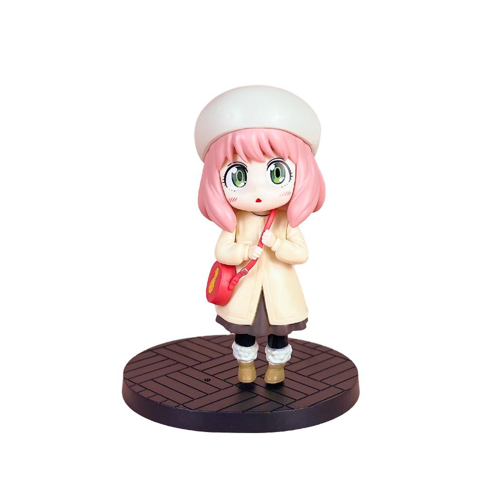Charming Spy Family Anya Pvc Figurine Stylish Seasonal Outfit For Anime Collectors