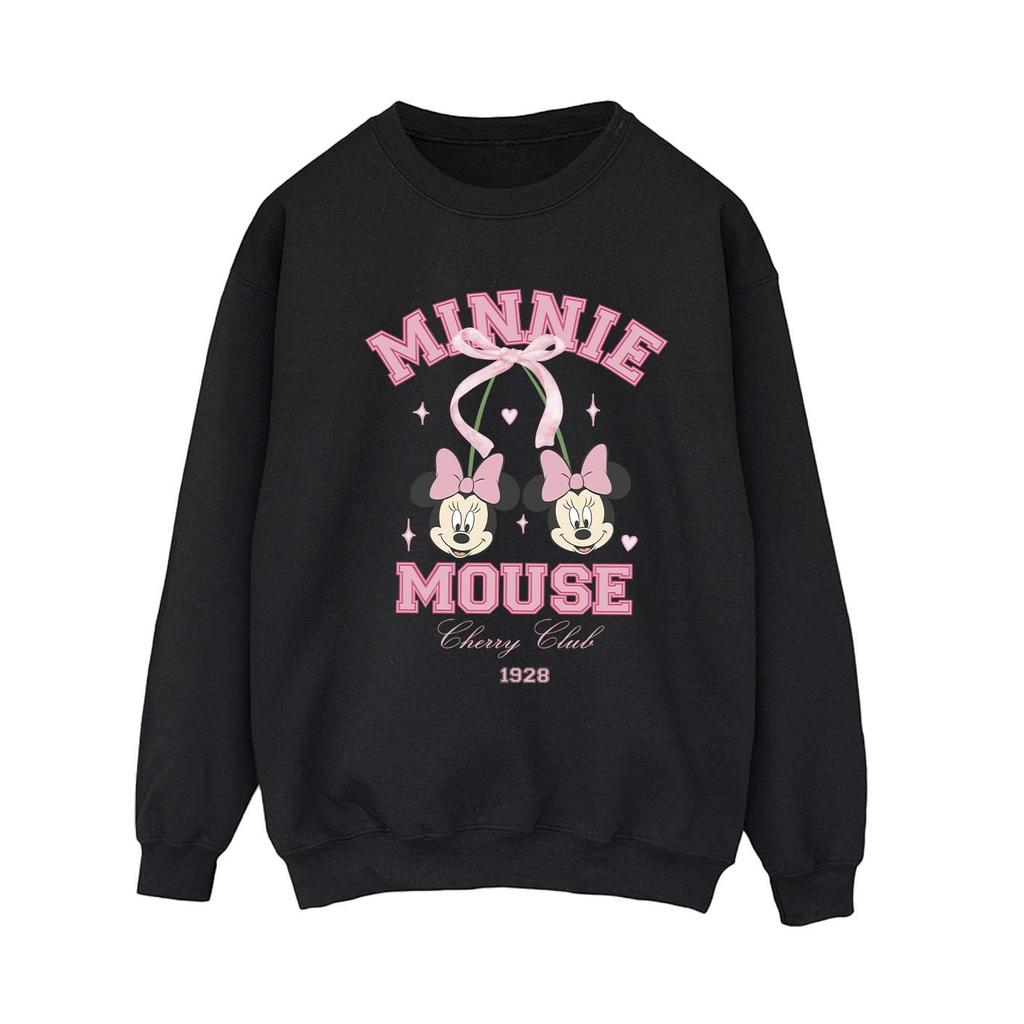 Disney Womens/Ladies Cherry Club Minnie Mouse Sweatshirt