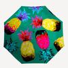 1pc Pineapple Pattern Automatic Opening/Closing Umbrella with Operation & Windproof Canopy - Folding Design, Holiday Gift yy260225146