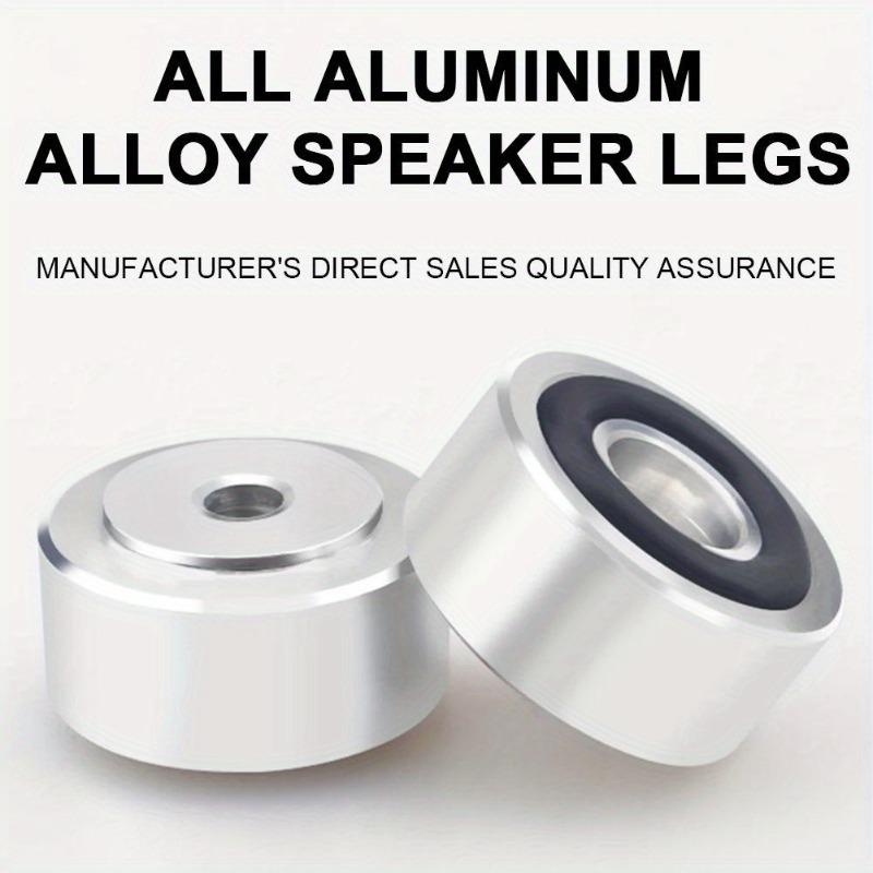 4Pcs Speaker Spikes Stand Feet Pad Aluminum Alloy Speaker Isolation Stand Feet Pad Speaker Feet Pad For Speaker