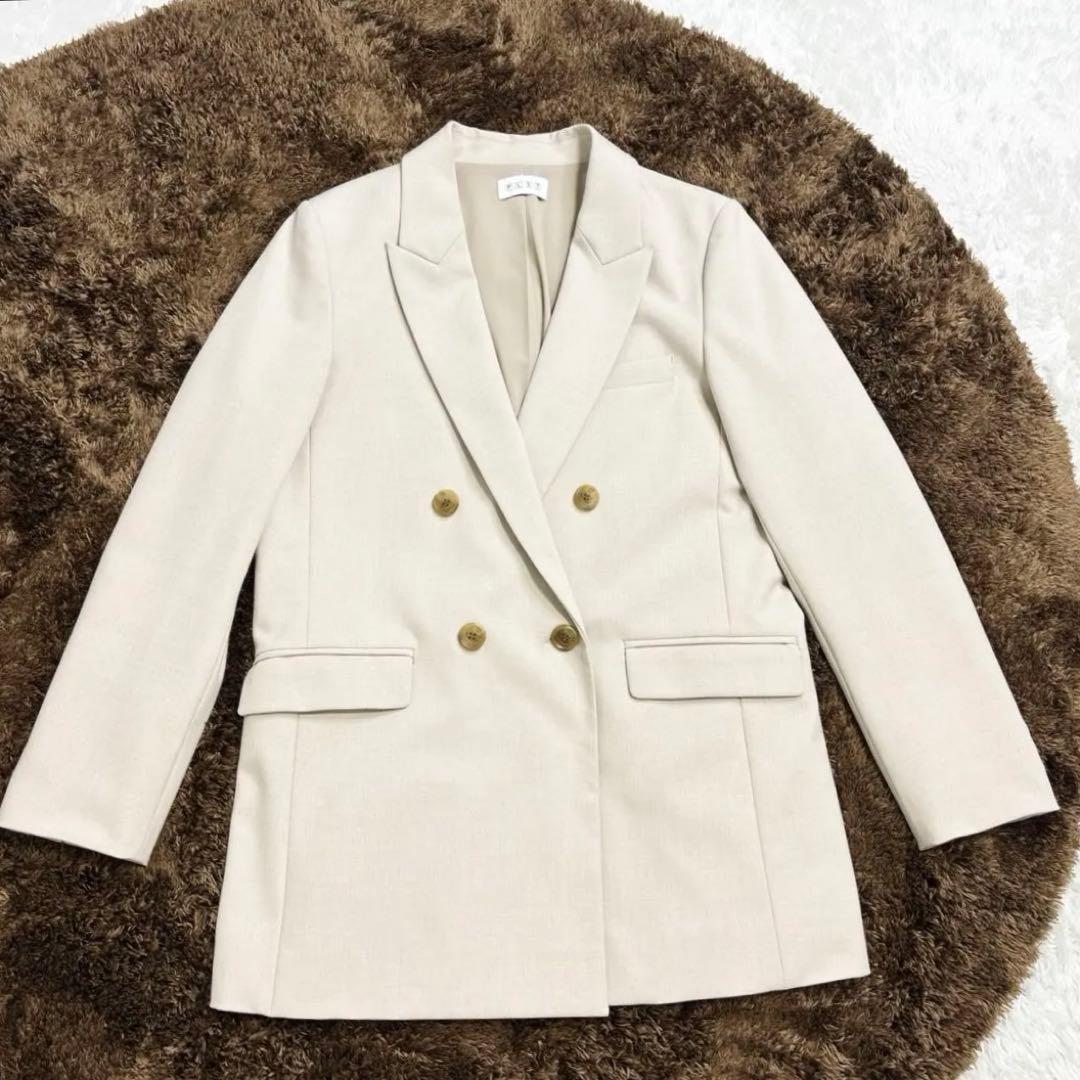 PLST double jacket beige L tailored jacket