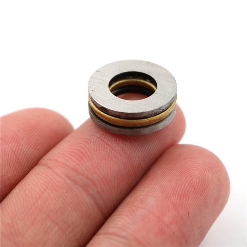 10 stk Modell F8-16M 8X16X5Mm Miniatyr Aksialt Metallkulelager Fly