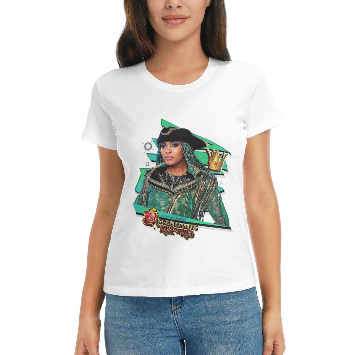 

Women TShirt Uma On Descendants 4 The Rise Of RedChina Anne McClain Short Sleeve Tees ONeck T Shirts Clothes Tops Streetwear S
