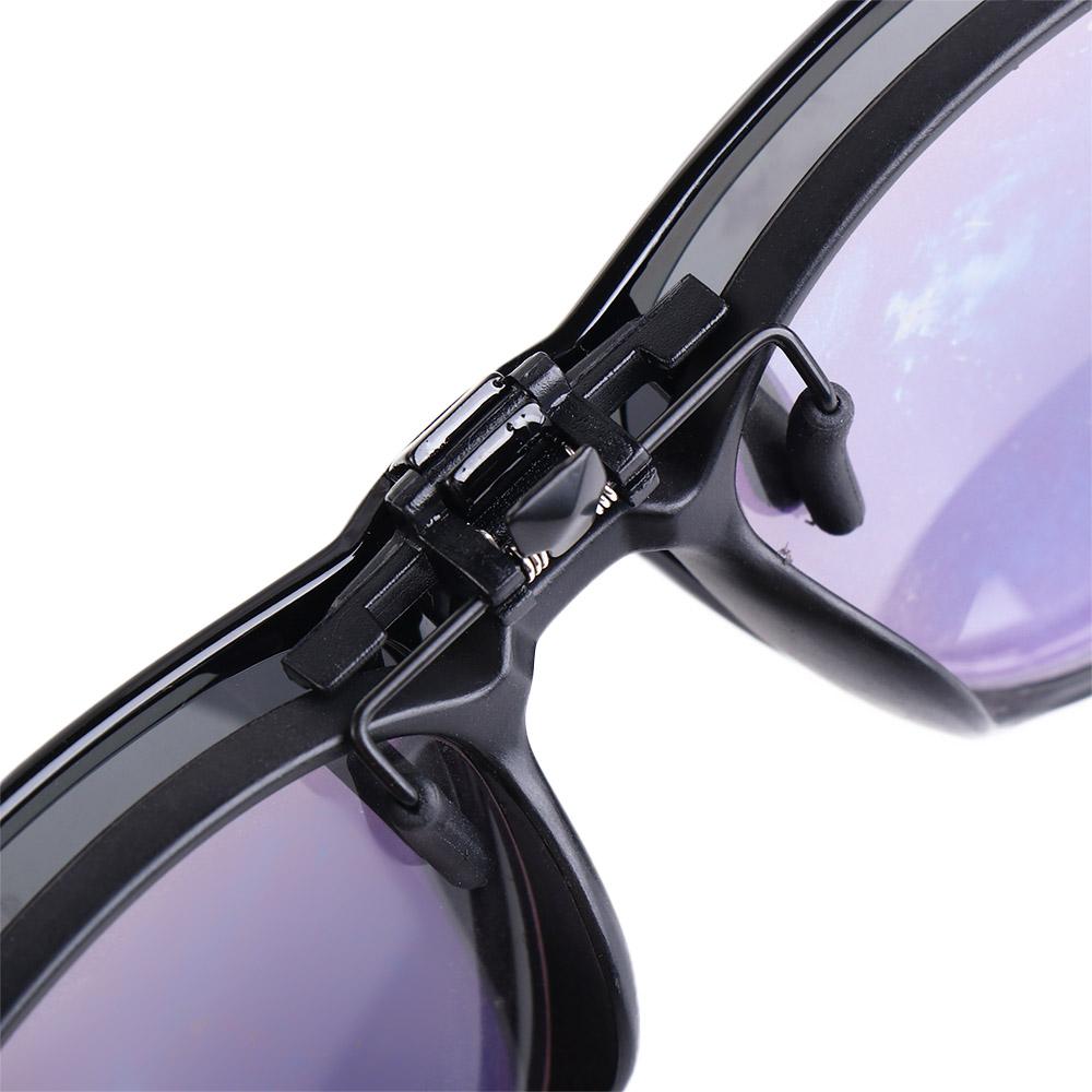 Anti-UV Driving Sun Glasses Night Vision Sunglasses Flip Up Clip on Sunglasses Polarized Sunglasses