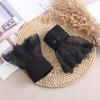 Lace fake cuffs womens lace thin pleated fake cuffs ruffled wristband decorative accessories