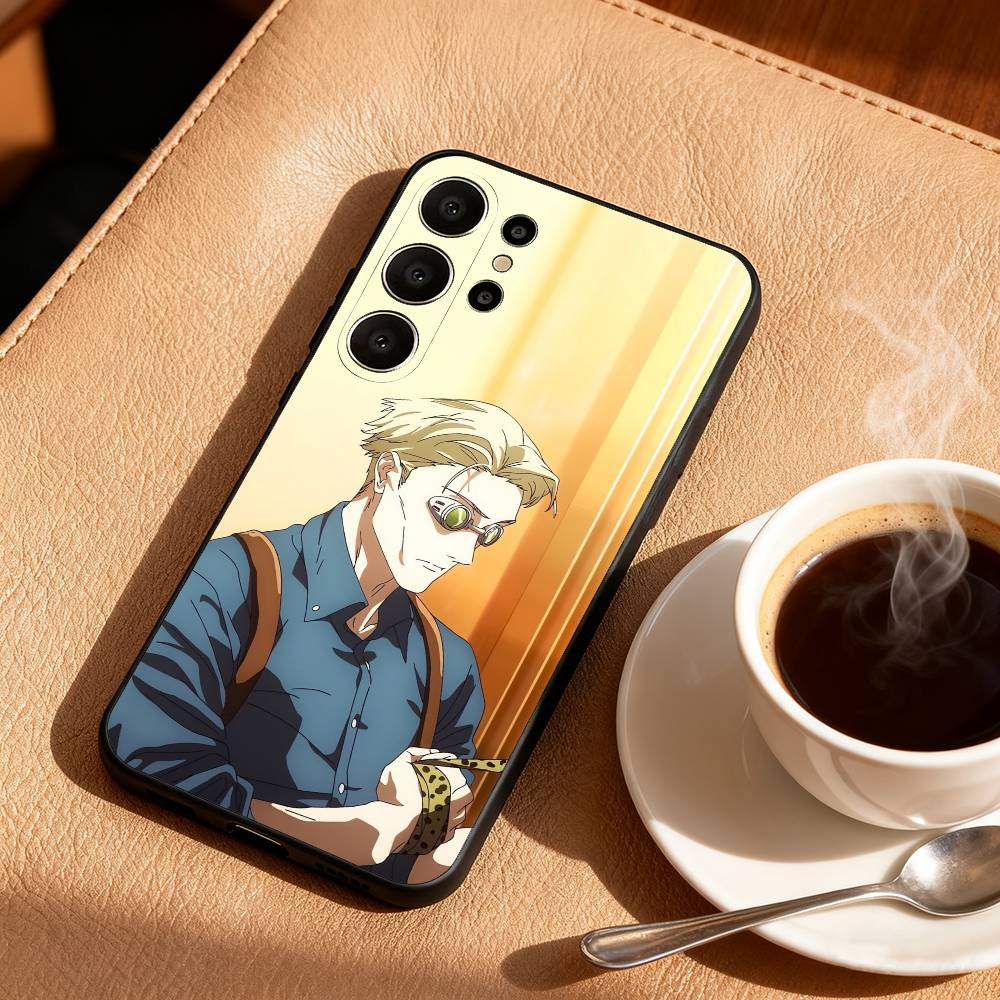 Anime K-Kento N-Nanami Phone Case For Samsung S26,S25,24,23,22,30,21,10,9,Ultra,Plus,Lite,FE Soft Black Case