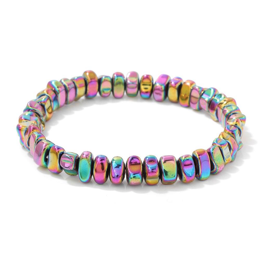 JYL TS Bracelet Men's  Double Layer Sparkling Stone Bold Enhances Charm And Radiance