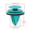 10/20 PCS Auto Fastener Rivet Bumper Clip Retainer Auto Door Panel Clip Retaining Clip Door Buckle Vehicle Retainer Fastener