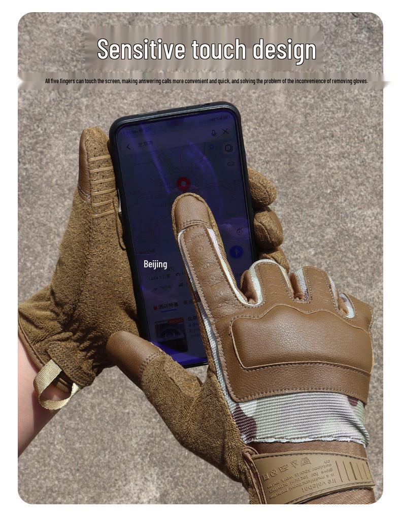 Motorcycle & Outdoor Tactical Gloves: Touchscreen, Non-Slip, Anti-Fall, Full Hand Protection