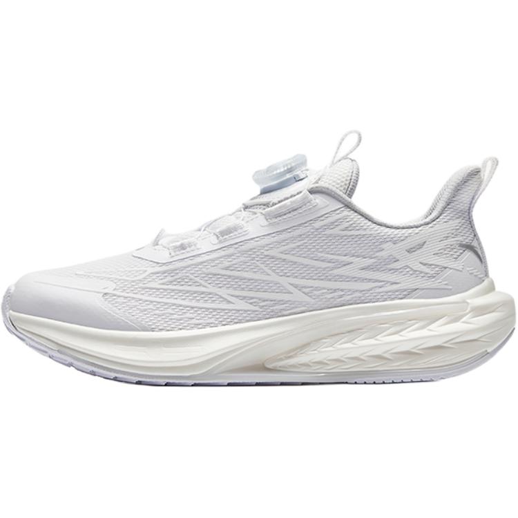 Anta Kids Hailang 3.0 Comfortable Versatile Shock Absorbing Durable Low Top Running Shoes Kids Running Shoes White 332535520S