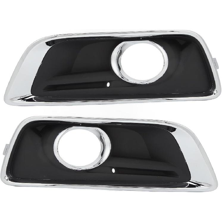 Bnineteenteam Bumper Lower Fog Light Frame Cover,1pair Fog Light Cover Grille Bezel Left Right Fog Light Frame Replacement for Malibu 2012 to 2015