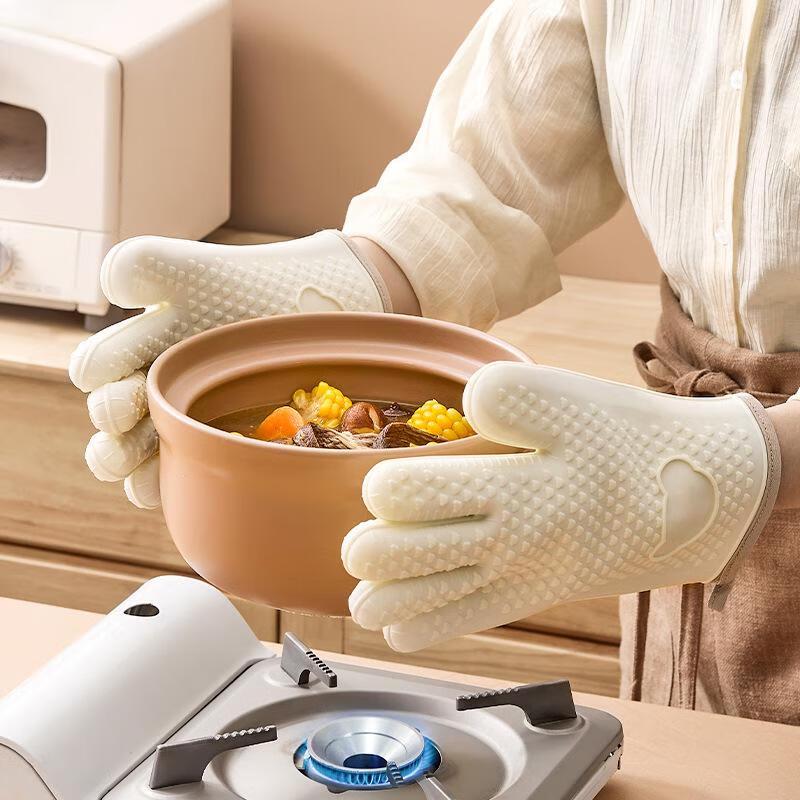 Minai Thickened Silicone Heat Resistant Baking Gloves