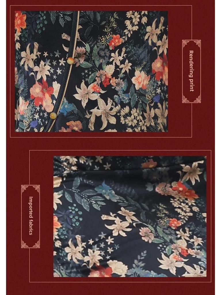 Silk Cheongsam: Retro Chinese Style Summer Dress for Middle-Aged and Elderly Women, 2023 Edition