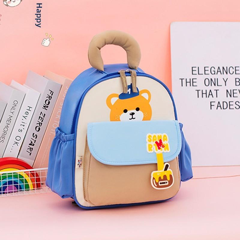 Preschool Double Shoulder School Bag With Padded Straps For Toddler Education