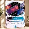 Interstellar Personalized D Textured Metal Poster Wall Art Tinplate Sign for Decor Living Room Interior Decoration Wand Deko