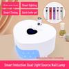 High-Power Rechargeable UVLED Nail Dryer - No Hand Blackening, Cure and Phototherapy Lamp