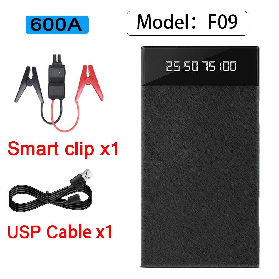 

16800mAh Автомобильное зарядное устройство для автомобильного Power Bank Booster 12V пусковое устройство для бензинового и дизельного автомобиля Jump Starter чёрный