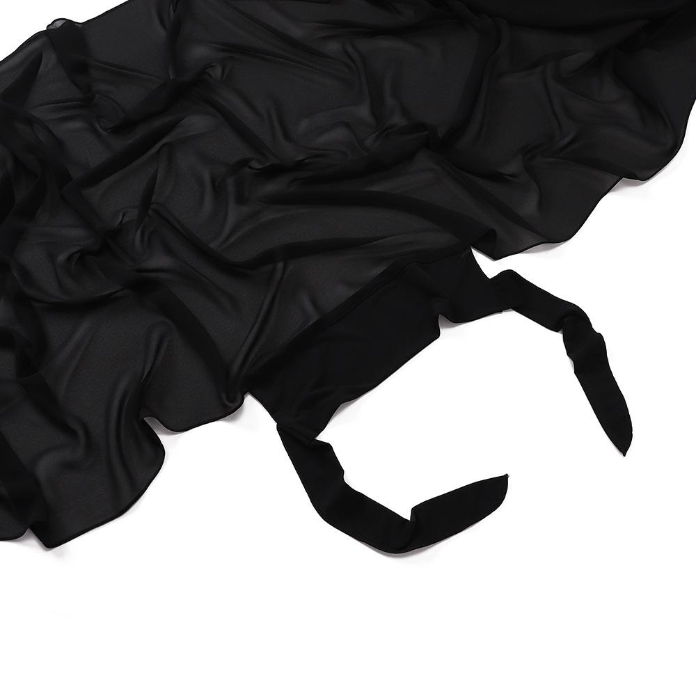 Quick pullover headscarf, pearl chiffon, convenient headscarf, scarf, lazy headscarf set.