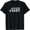 Square Root 67 Year Old Gift Funny Teacher 67th Birthday T-Shirt