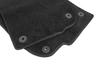 Trunk Mat Textile Premium 2 Pcs Black (7 Places) for Toyota Land Cruiser 100