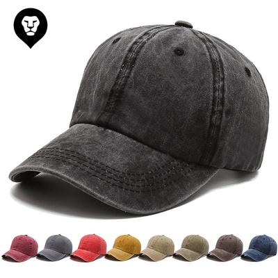 Hat Men's Korean Version Ins Retro Baseball Cap Women's Solid Color Hat Outdoor Sunshade Cap