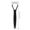 Double Sided Tongue Scraper Stainless Steel Oral Tongue Cleaner Brush Cleaning Coated Tongue Toothbrush Oral Hygiene Care Tools