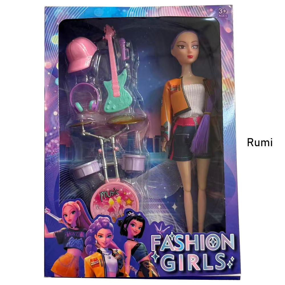 Neuer Anime Kpop Dämonenjäger Vinylpuppe Girlgroup Handy-Dekoration Cartoon-Puppe Kindergeburtstag Überraschungsgeschenk Dekoration