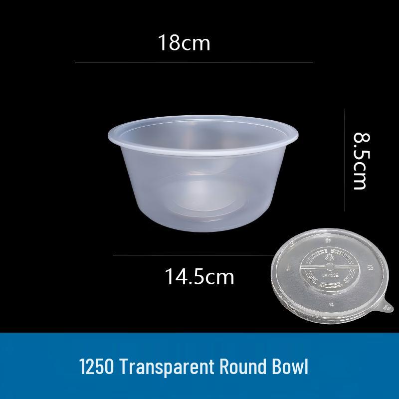 Tongyuan Disposable Round Plastic Food Containers & Lids