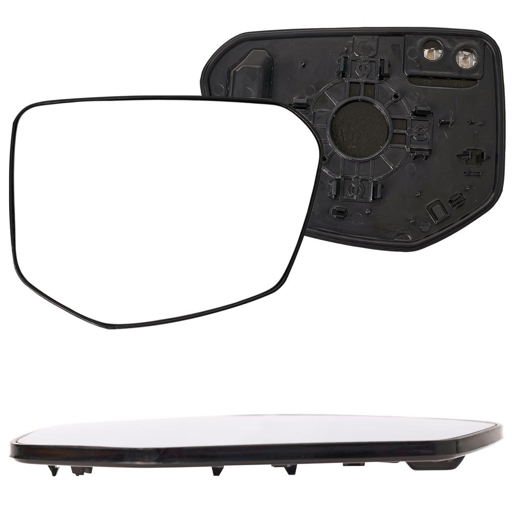 Für Honda Civic 2016–2021: 1 Stück rechtes Außenspiegelglas, konvex, beheizt, Weitwinkel, mit Rückplatte (Außenspiegelglas)