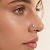 European & American Niche Rhinestone Nose Clip: High-End, Non-Piercing, Personalized Jewelry Design