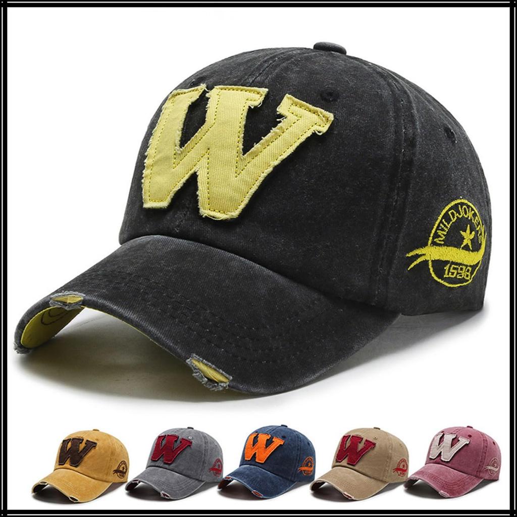 Sun CZA400 [White Fang] Hat, Cap, Denim, Sports, Casual, Protection, Vintage, Men's, Women's, (Gray)