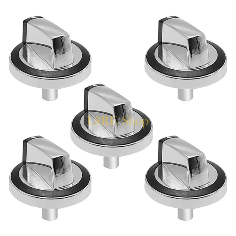 L8RE 5 Pieces Universal Knobs Oven Stove Knob Assembly Easy to Install Durable Metal Material for W10284885 Model