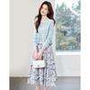 Elegant Long-Sleeve Top & Skirt Set