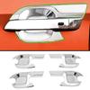 Car Exterior Door Handle Bowl Cover Trim Set ABS Fit for Isuzu D-Max Silver