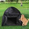 Hunde-Sonnenschutz-Zelt Faltbares Katzenzelt Haus Atmungsaktiv Outdoor-Haustierhaus Für Sonnenschutz Platz Blockiert effektiv UV-Strahlen