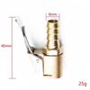 6mm 8mm Brass Open Flow Tire Inflator Chuck Lock-on Air Valve Connector for Car Truck Air Pump Hos Valve Stems 1