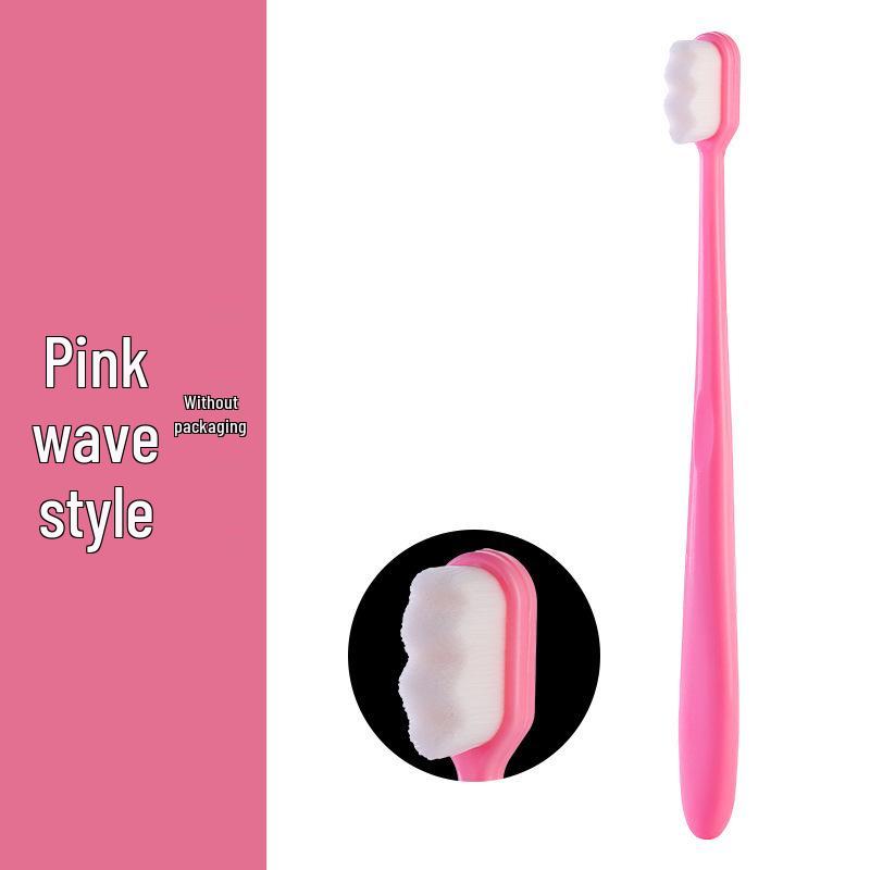 Ultra-Nano Soft Bristle Bamboo Charcoal Toothbrush with 10,000 Ultra-Fine Bristles and Gum Protection Tube