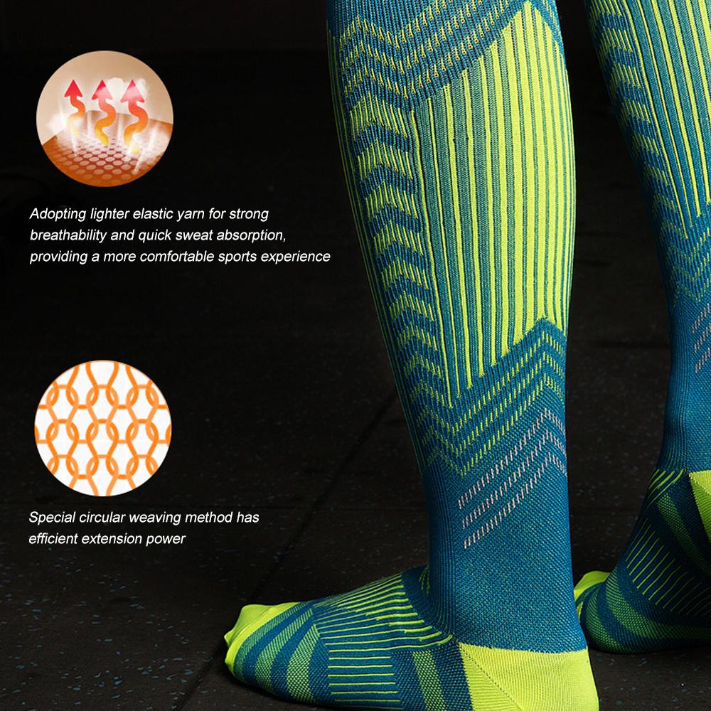 1 Pair New Compression Stockings Pregnancy Nursing Varicose Veins Blood Circulation Edema Diabetes Socks 20-30 Mmhg Sport Socks