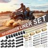 OE:5020826 Hinterradaufhängung Anschlagpuffer Kit Verschleißfest Hintere Obere Aufnahmen Mehrzweck für Polaris Sportsman 400 450 600 700