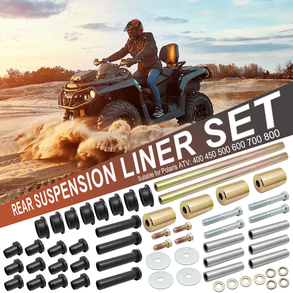 OE:5020826 Hinterradaufhängung Anschlagpuffer Kit Verschleißfest Hintere Obere Aufnahmen Mehrzweck für Polaris Sportsman 400 450 600 700