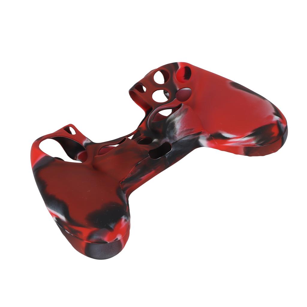 Silicone Case Slip Resistance Protective Grip Cover with 1 Pair Thumb Grips for PS4