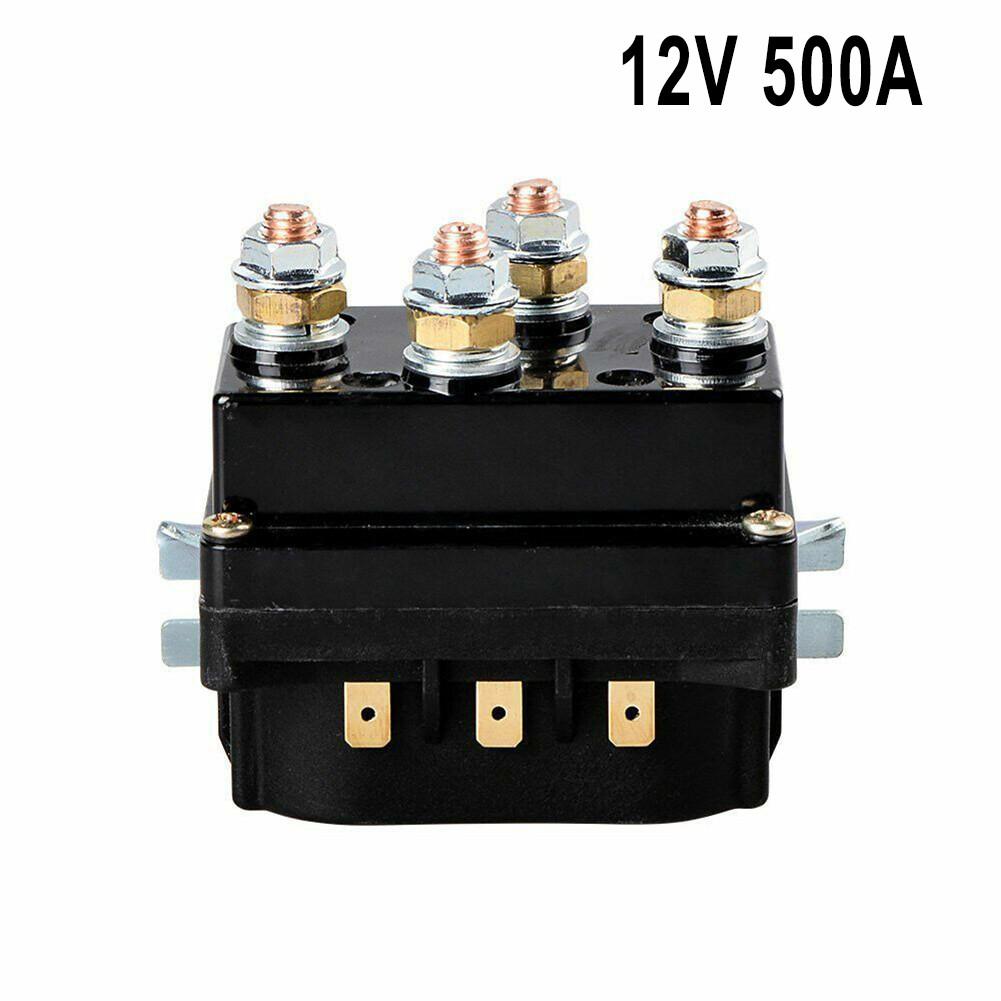 12V 500A Contactor Winch Control Solenoid Relay Twin Wireless Remote Recovery
