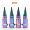 4pcs Universal Pointed Valve Tips Sharp Pointed Auto Parts Tire Valve Cover  Bicycle and Motorcycle