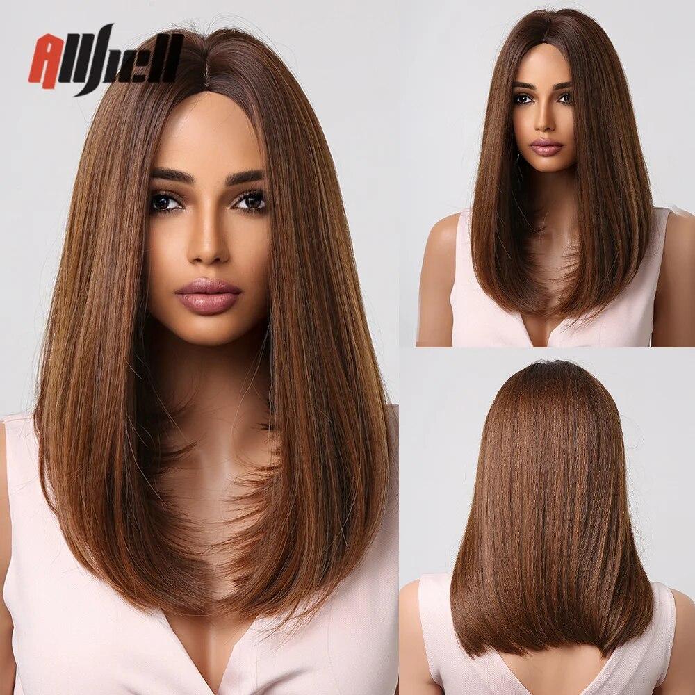 Shoulder Long Copper Ginger Wig Orange Synthetic Water Wave Wigs for Women Heat Resistant Daily Halloween Cosplay Wig with Bangs