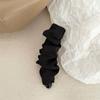 Hairpin Vertical Clip Leopard Print Bowknot Hair Clip Sweet Cloth Banana Clip  Girls