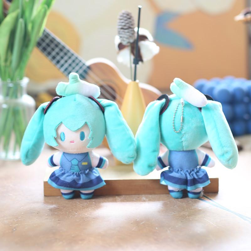 Soft Hatsune Miku Plush Keychain Toy Detachable Feature Backpack Accessories