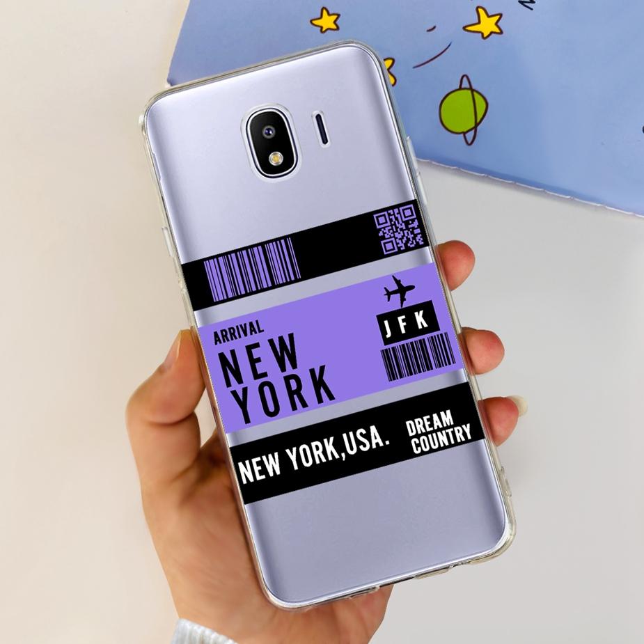 For Samsung Galaxy J4 2018 Case SM-J400F Luxury Clear Silicone Soft TPU Phone Case For Samsung J4 Plus J4+ J415F Back Cover Capa