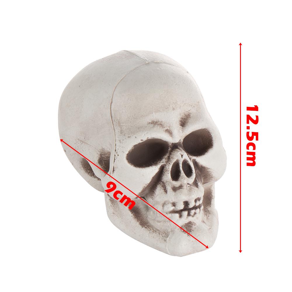 All Size Terrible Human Skeleton Skull Head Halloween Props Skeleton for Bars/Coffee Bars/Haunted Houses/Halloween Party Decor